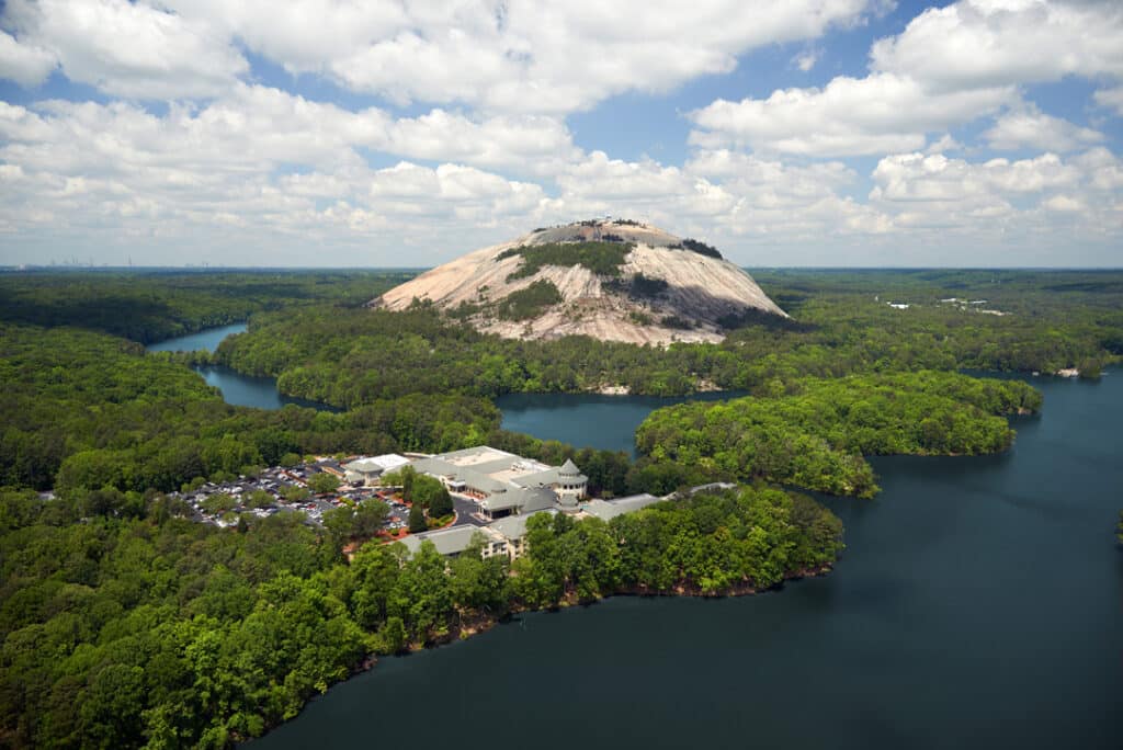 Stone Mountain Memorial Relief bei Atlanta