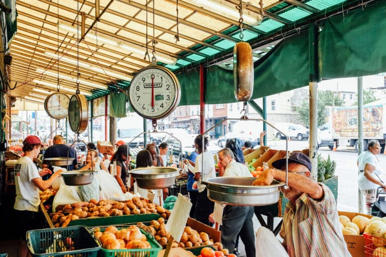 South Street Italian Market - war auch Drehort des Filmklassikers Rocky