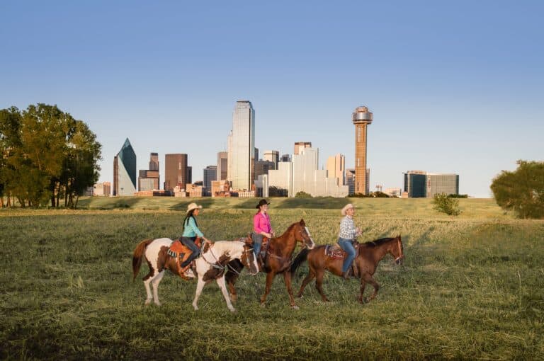 Reiten mit Aussicht: die Trinity Skyline Trails