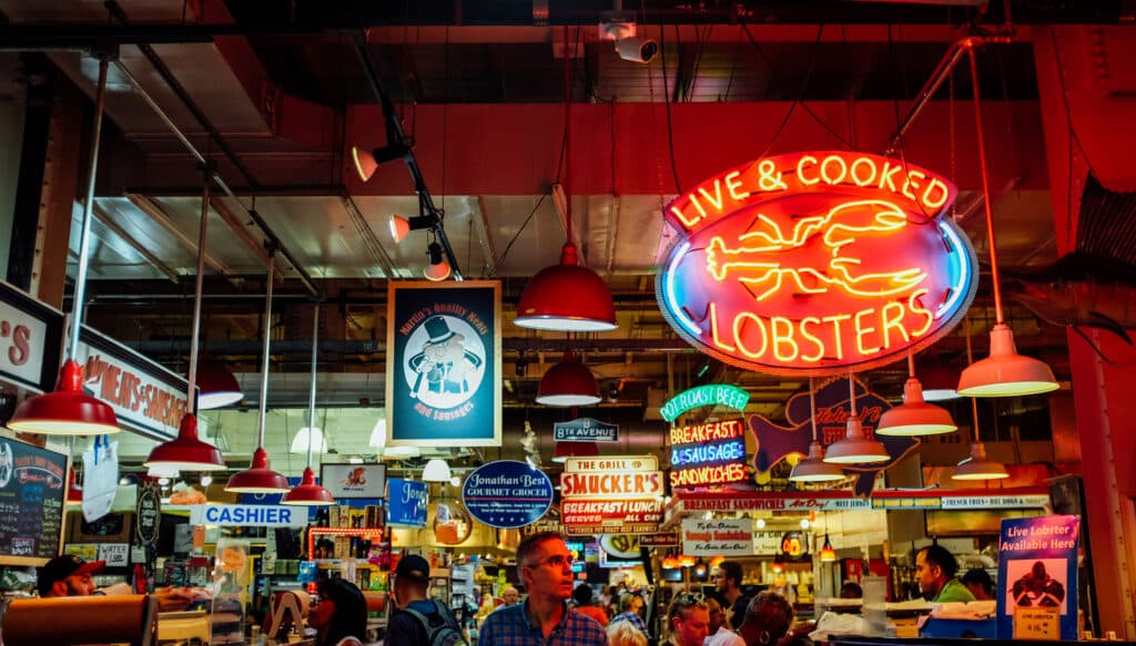 Reading Terminal Market - einer der ältesten Bauernmärkte des Landes