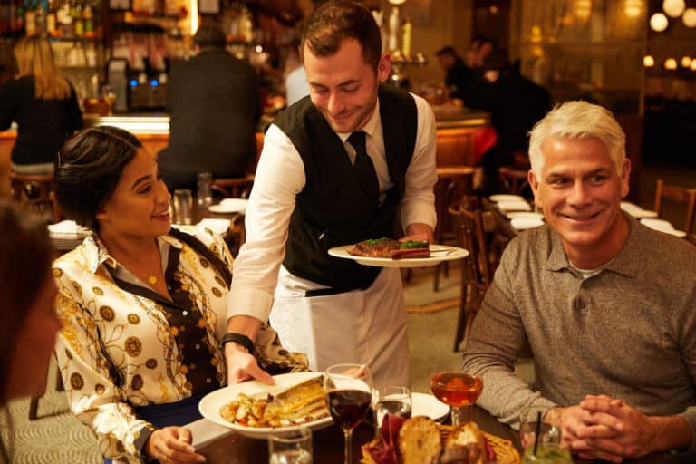 Eine ausgezeichnete Restaurant-Szene