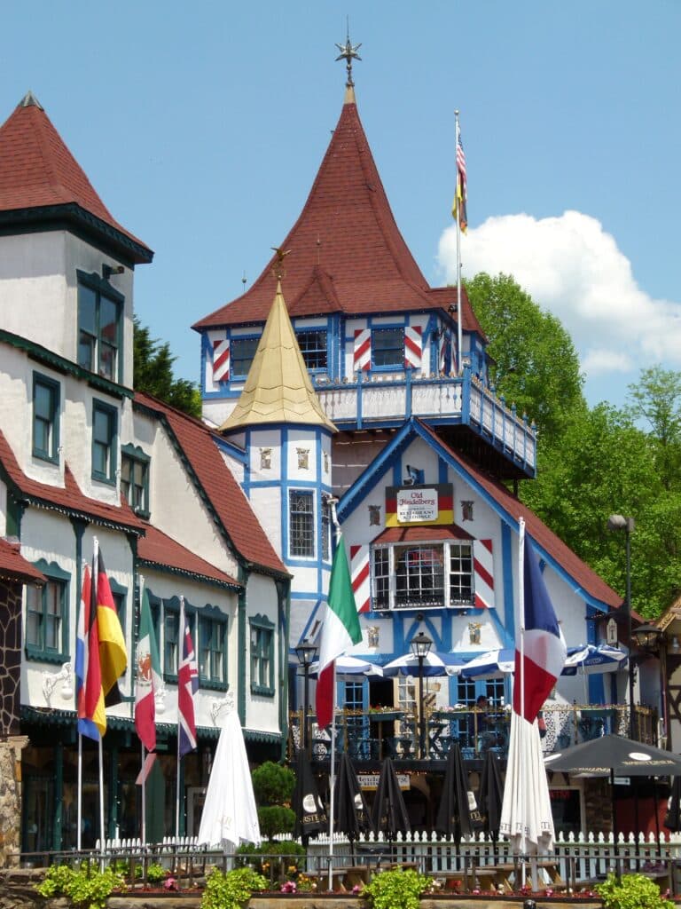 Bayerische Atmosphäre in Helen, Georgia