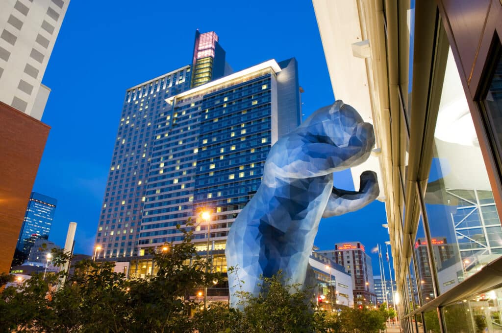 Wahrzeichen Denvers: der Blue Bear