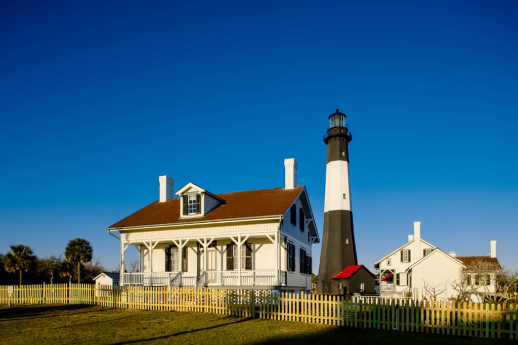 Tybee Island mit Leuchtturm