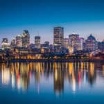 Abendstimmung in Montreal, Kanada