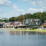 Boathouse Row - 15 historische Bootshäuser am Ostufer des Schuylkill River
