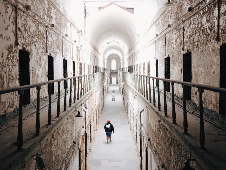 Das alte Gefängnis Eastern State Penitentiary