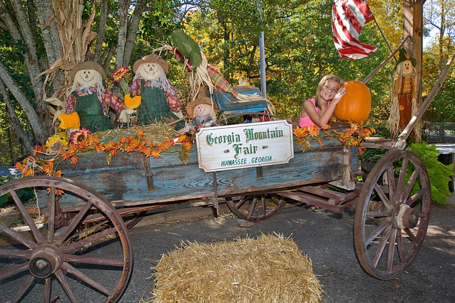 Herbstliches Volksfest: Georgia Mountain Fair