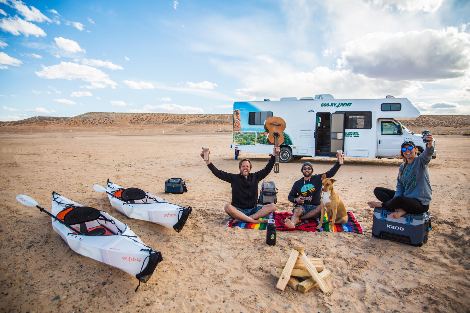 Cruise America - Zusammen am Lake Powell mit Kanus