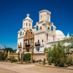 Die Mission San Xavier del Bac in Tucson.