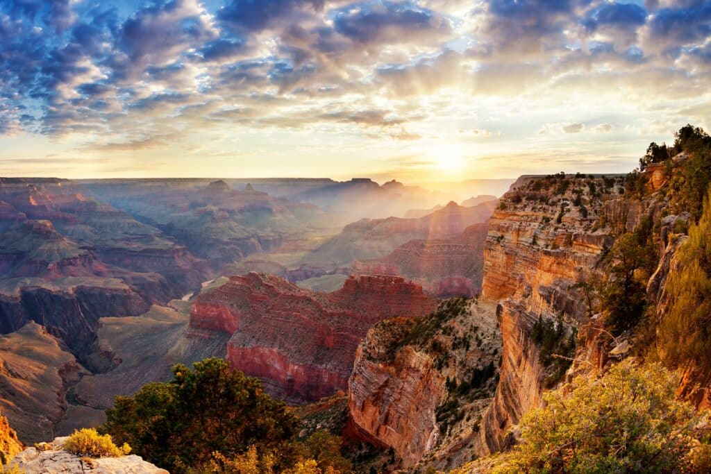 Sonnenaufgang am Grand Canyon National Park