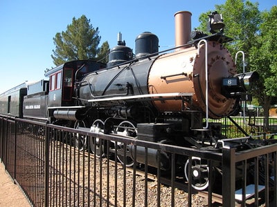 Zug aus dem McCormick-Stillman Railroad Park