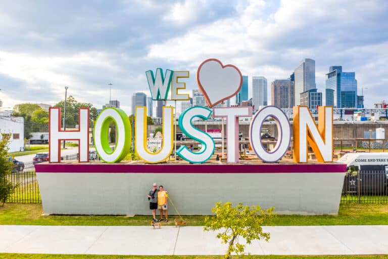 We Love Houston Sculpture in Houston, Texas