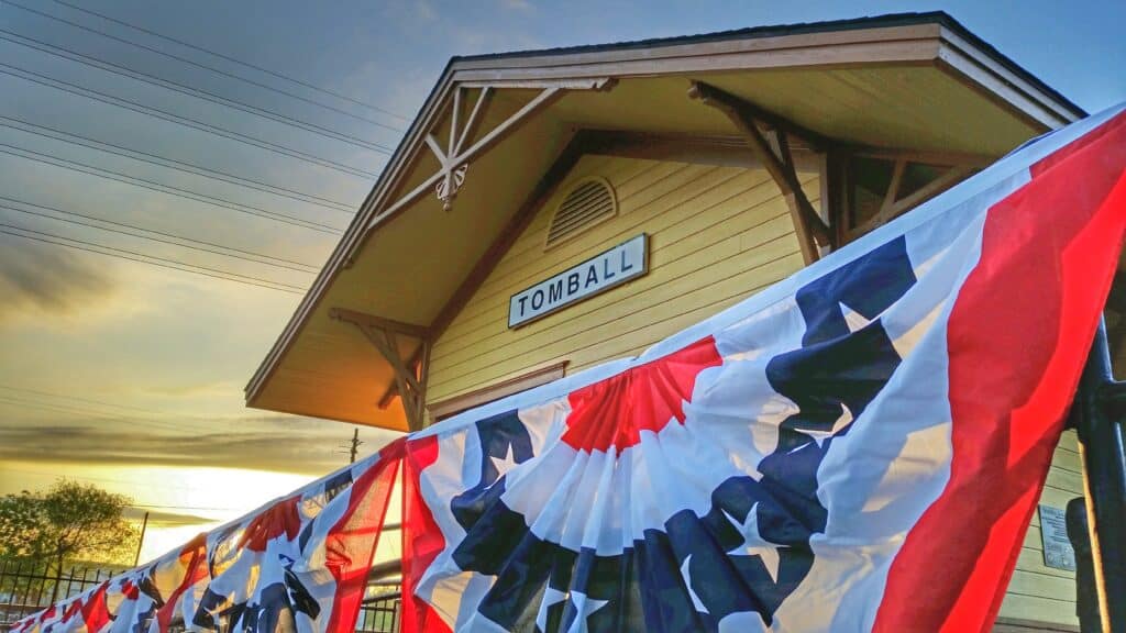 Historic 1907 Depot Museum in Tomball, Texas