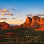 Rote Felsen bei Sonnenuntergang inSedona, Arizona