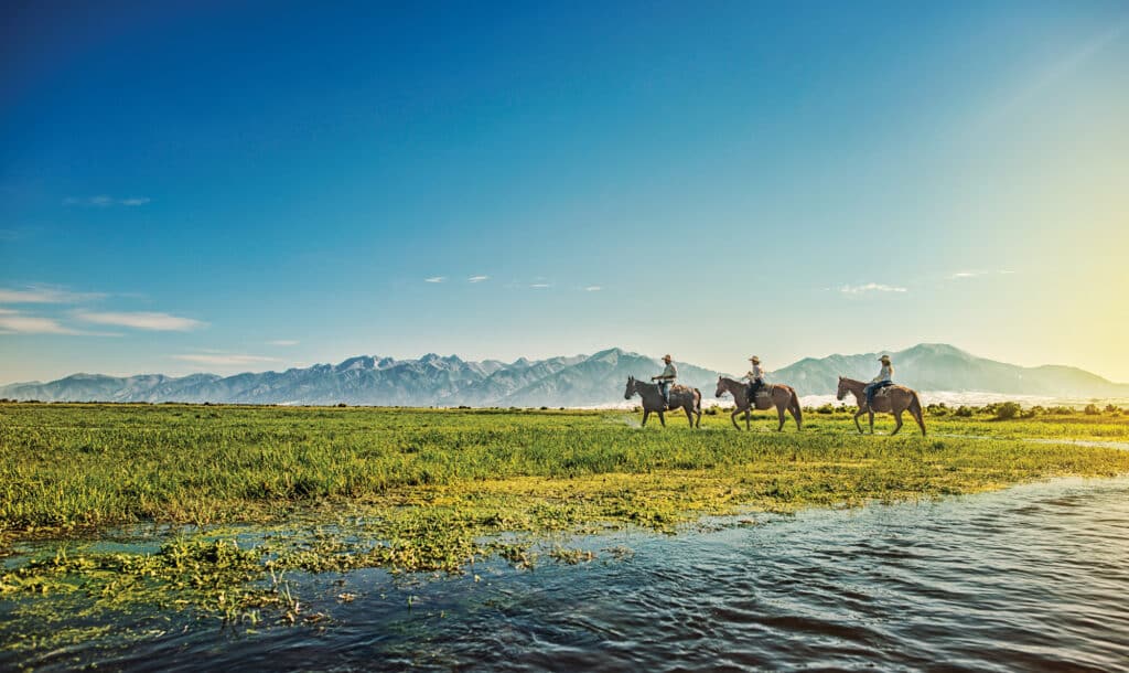 Reiten im Great Sand Dunes Nationalpark, Colorado