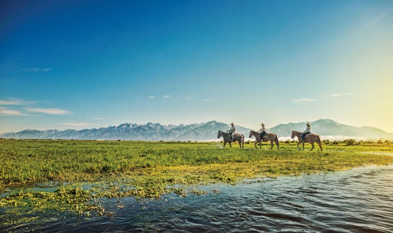 Reiten im Great Sand Dunes Nationalpark, Colorado