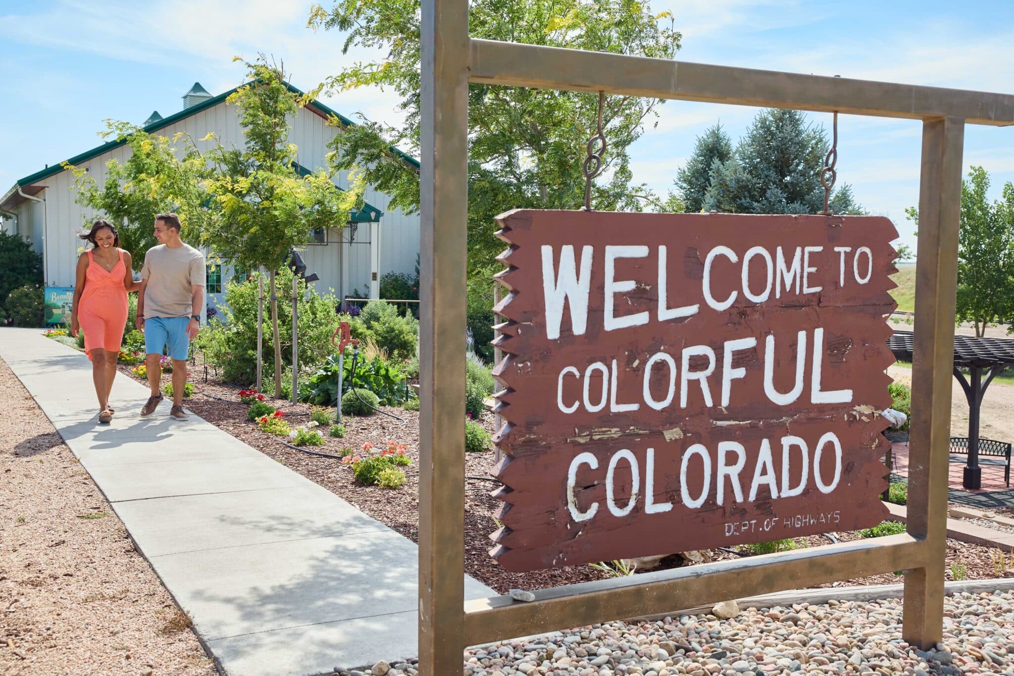 Willkommensschild Colorado