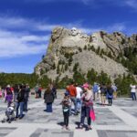 Besucher am Mount Rushmore
