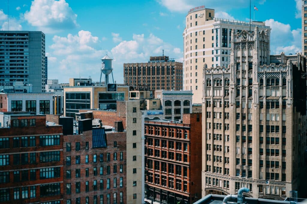 Detroit von oben