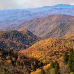 Blue Ridge Mountains / Blue Ridge Parkway im Indian Summer