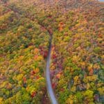 Blue Ridge Mountains / Blue Ridge Parkway im Indian Summer