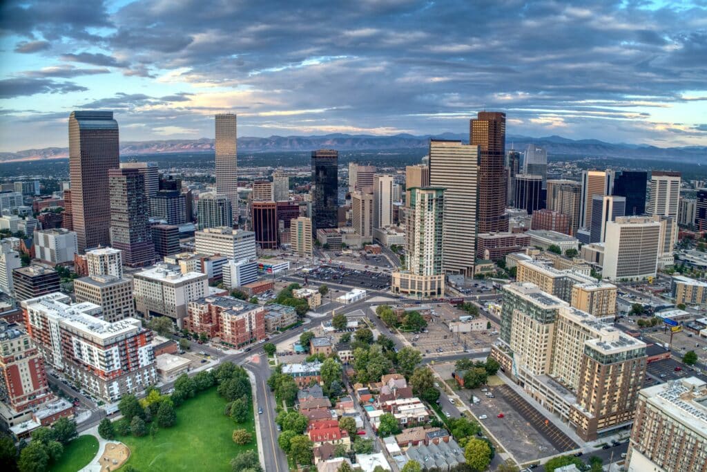 Denver Downtown von oben