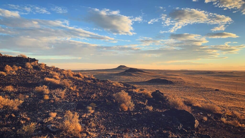 Blick auf die Landschaft von Albuquerque