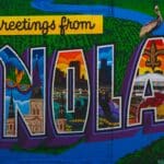 Mural als Willkommensgruß in "NOLA" (Spitzname von New Orleans)