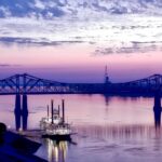 Natchez mit Blick auf den Mississippi River