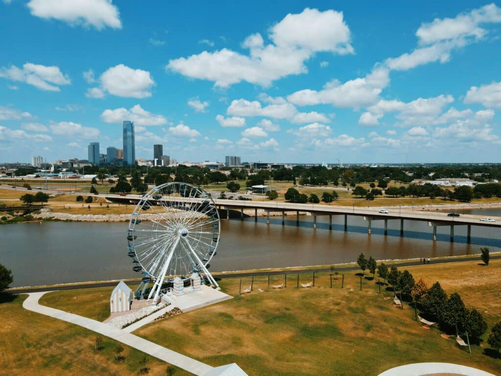 Blick auf Oklahoma City