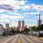 Blick auf Tulsa Downtown