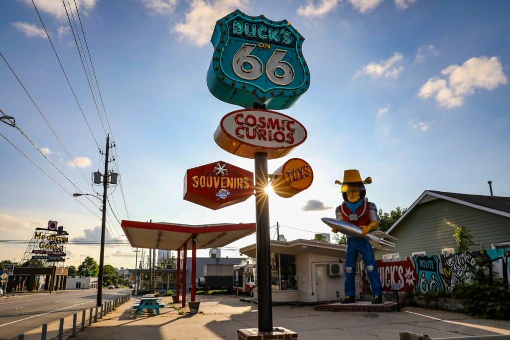 Tulsa an der Route 66