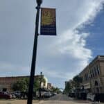 Downtown at Sundown in Lake Charles