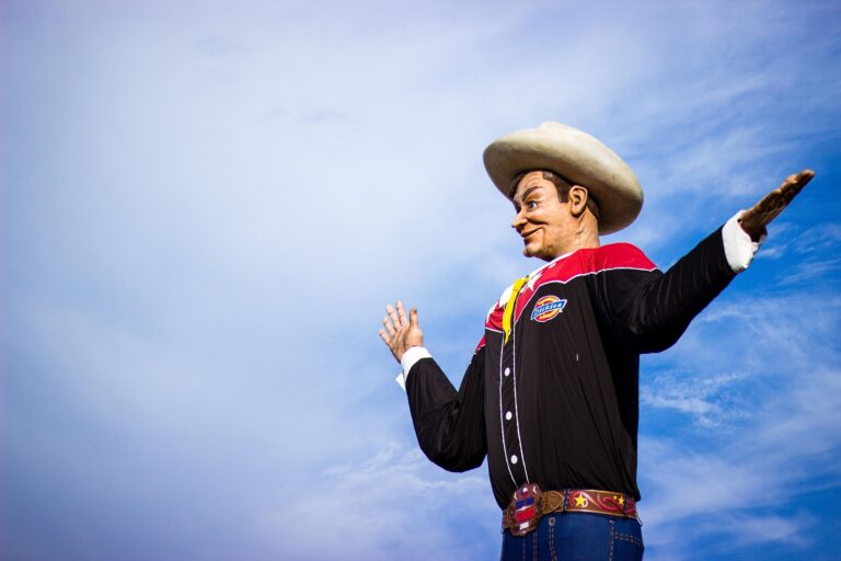 Big Tex - historische Werbefigur auf der Texas State Fair