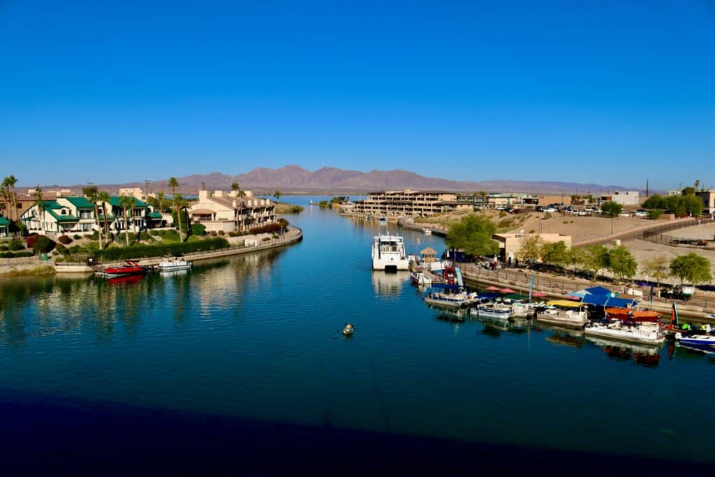 Lake Havasu City von oben