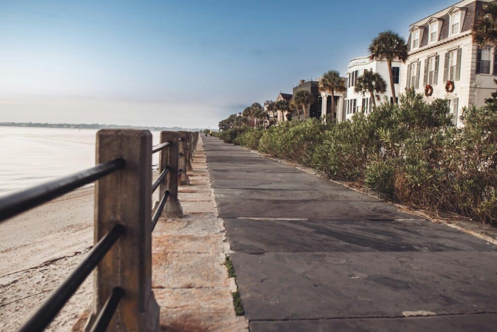 Strandpromenade von Charleston