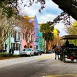 Bunte Häuser in Charleston
