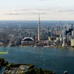 Blick auf Toronto von oben