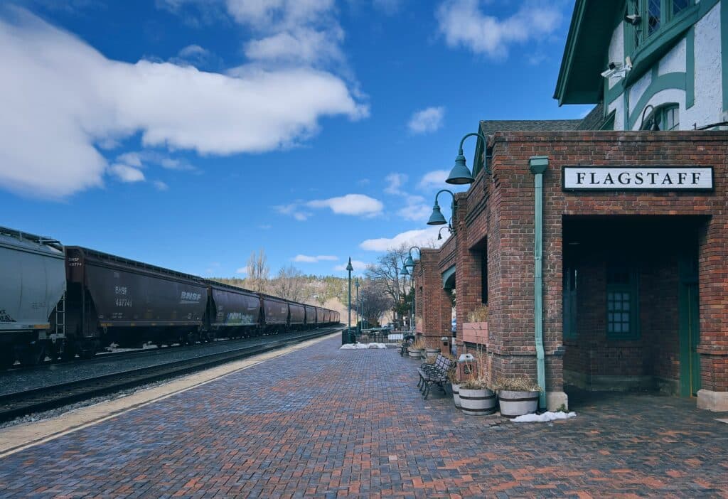 Bahnhof in Flagstaff