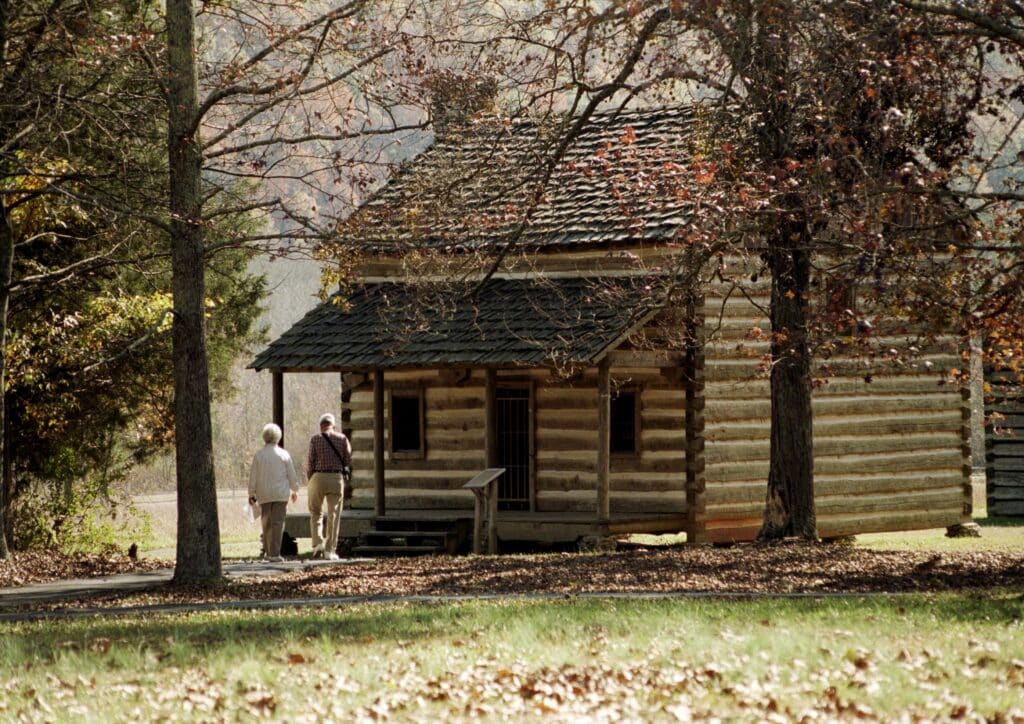 Farm House im Red Clay State Historic Park in Cleveland, Tennessee