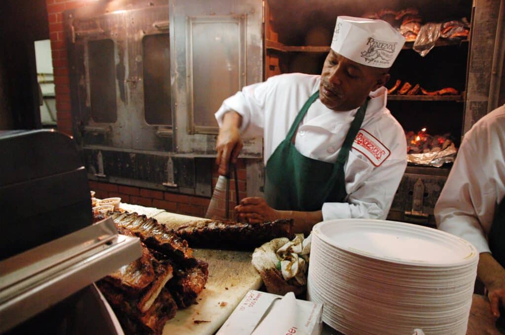 Charles Vergos' Rendezvous Barbecue in Memphis, Tennessee