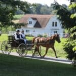 Amish bei Kutschfahrt in Dalton - Ohio
