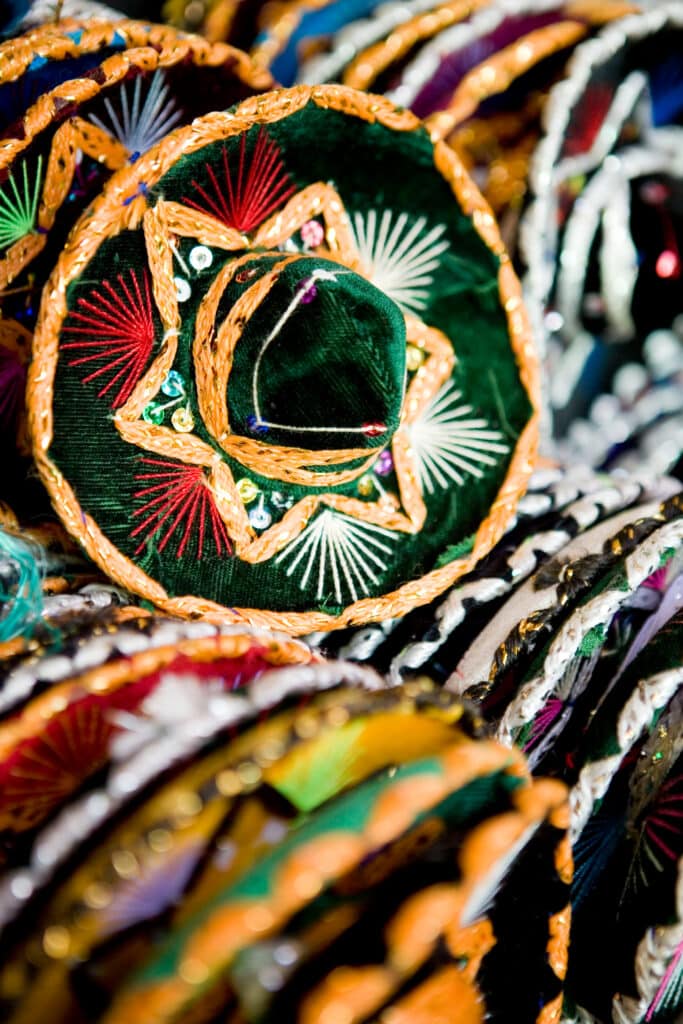 Sombreros auf dem Market Square in San Antonio