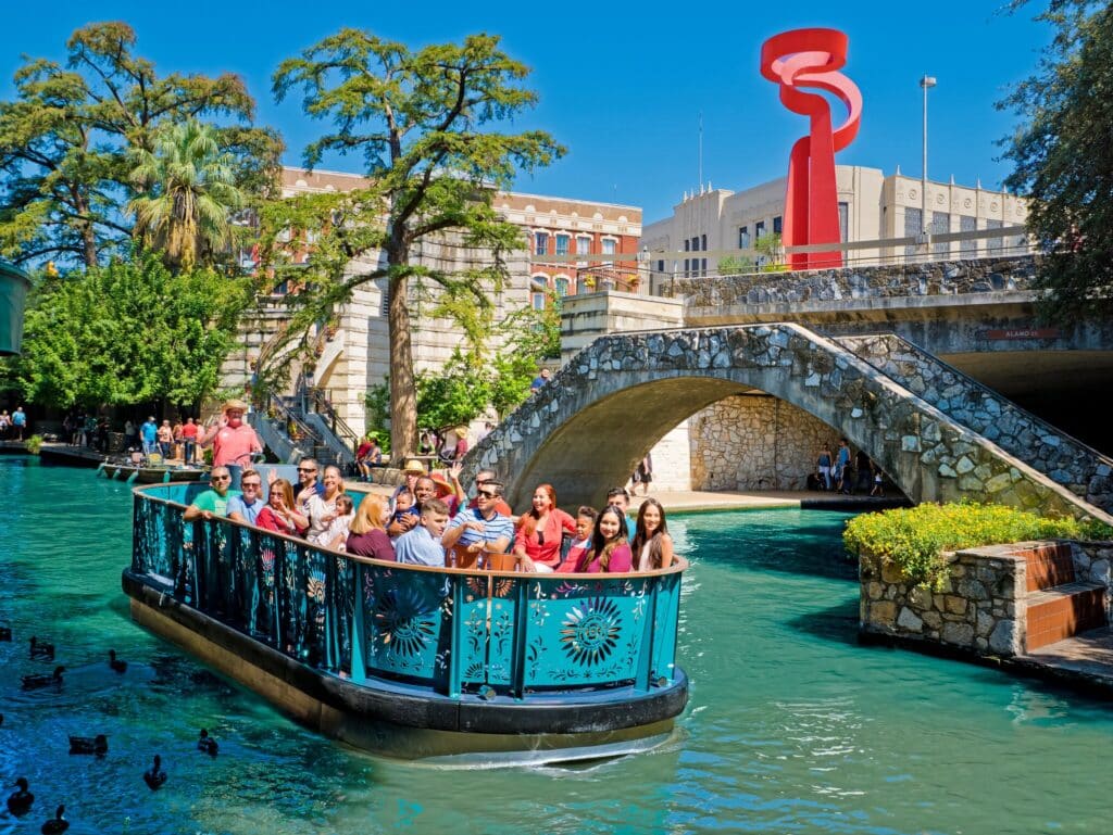 Boot auf dem San Antonio River