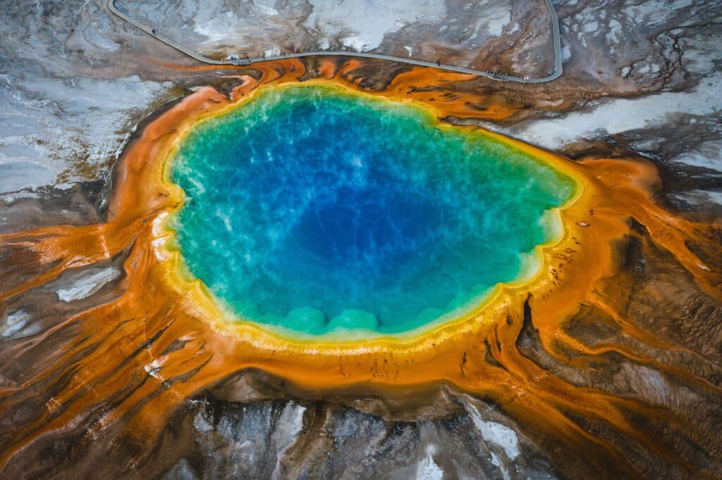Grand Prismatic Spring im Yellowstone National Park