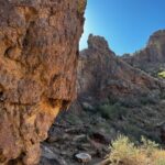 Bergblick im Franklin Mountains State Park bei El Paso, Texas