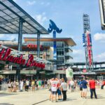 Das Truist Park Baseball-Stadion der Atlanta Braves.