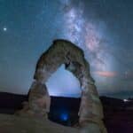 Sternenhimmel im Arches National Park